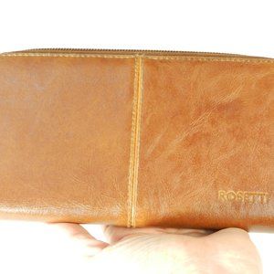 ROSETTI: Brown Leather Wallet - Vegan